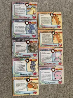 Vintage Pokemon Topps TV Animation Cards x47 – 16 Holo Foil Charmander 1999 - Image 5