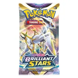 Pokemon TCG Brilliant Stars Booster Pack 1 Pack (10 Cards) English Arceus - Image 1