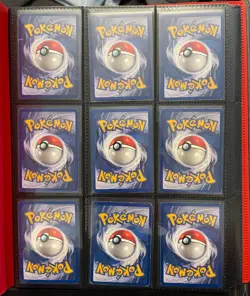 Pokemon TCG Vintage WOTC Binder 105 Cards LP Base Jungle Fossil Team Rocket 1999 - Image 2