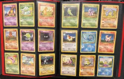 Pokemon TCG Vintage WOTC Binder 105 Cards LP Base Jungle Fossil Team Rocket 1999 - Image 3