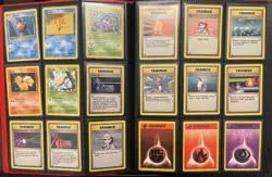 Pokemon TCG Vintage WOTC Binder 105 Cards LP Base Jungle Fossil Team Rocket 1999 - Image 5