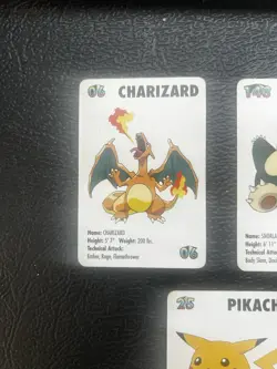 1998 KFC Pokemon Mini Cards Set Lot Charizard Snorlax Pikachu Dragonite + More - Image 2