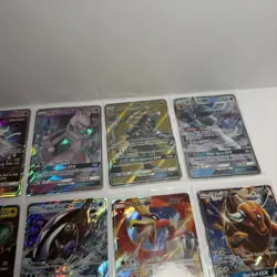 Lot Of 15 Pokemon GX Cards Mewtwo Glaceon Tapu Koko Ho-Oh Nihilego Tauros VG - Image 5