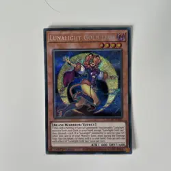 YUGIOH Lunalight Gold Leo (DUAD-EN005) Secret Rare 1st Edition Near Mint - Image 2