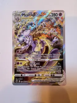 Mewtwo VSTAR GG44/GG70 NM Crown Zenith Galarian Gallery Ultra Card Pokemon TCG - Image 1