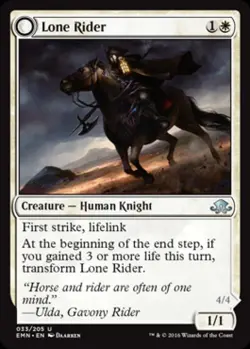 Lone Rider - Light Play MTG Eldritch Moon - Image 1