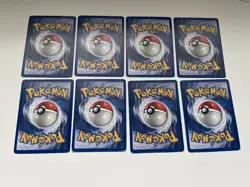Set of 8 First Edition Pokemon Cards Butterfree, Pikachu, and Others - Image 2