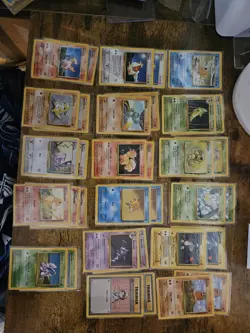 Pokemon Base Set Cards /102 . Nm,lp And Mp 55 In Total (Some Duplicates) - Image 3