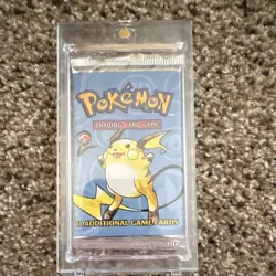 Pokemon TCG Base Set 2 Booster Pack 11 Cards Raichu Artwork Wizards of the Coast - Image 3