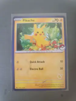Pokemon TCG Pikachu My First Battle Blue & Silver Border Pair Of Cards - Image 1