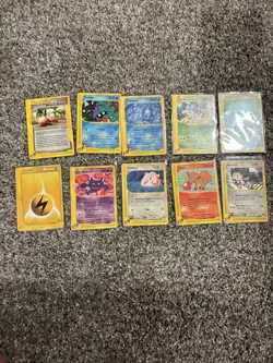 Pokemon E Reader Skyridge Aquapolis Lot 10 Cards - Image 1