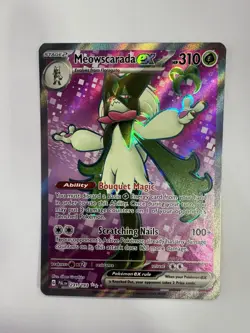 Pokemon Meowscarada EX TCG Scarlet & Violet Paldea Evolved Holo Card 231/193 - Image 1
