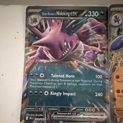 Pokemon TCG 9-Card English Holo ex Lot: Rocket Nidoking, Cynthia Garchomp - Image 2