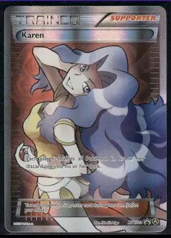 Pokemon Card Karen Alternate Art Promos Promo XY177a - Image 1