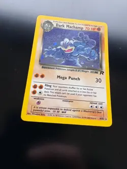 Dark Machamp Holo 10/82 Team Rocket Pokemon Card 2000 WOTC Rare - LP - Image 4