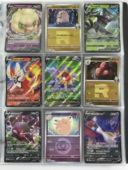 Pokemon Card Collection Binder Lot Holo Rare Mega Lucario Pikachu V-Union - Image 3