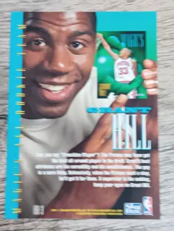 Grant Hill 1994-95 NBA Hoops Magic’s All-Rookie Team #AR-3 Detroit Pistons - Image 2
