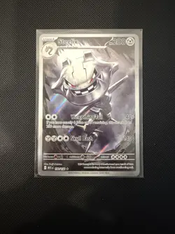 Steelix 150/132 Illustration Rare Mega Evolution Pokemon TCG Holo Near Mint - Image 1