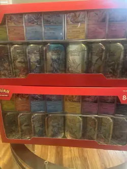 Pokemon TCG Prismatic Evolutions Costco 8 Mini-Tin Bundle SEALED x 2 - Image 1