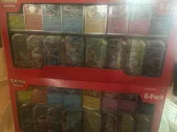 Pokemon TCG Prismatic Evolutions Costco 8 Mini-Tin Bundle SEALED x 2 - Image 4