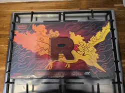 Team Rocket's Moltres ex UPC Ultra Premium Collection Box Pokemon TCG Pack - Image 1