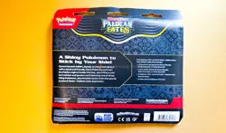 🔥 Paldean Fates Tech Sticker Collection Pokemon TCG Fidough 3 Booster Packs! 👀 - Image 3