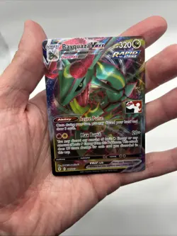 111/203 Rayquaza VMAX Prize Pack Pokemon TCG League Play Stamped Evolving Skies - Image 3