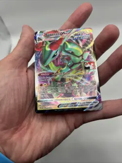 111/203 Rayquaza VMAX Prize Pack Pokemon TCG League Play Stamped Evolving Skies - Image 5