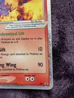 Pokemon TCG EX Collector’s Window Tin Moltres EX Black Star Promo 031 MP - Image 5