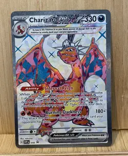 Pokemon TCG Charizard EX SVP056 Black Star Promo Ultra Rare Card - Image 1