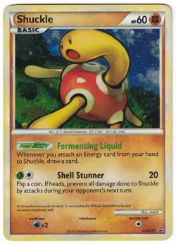 Pokemon TCG Shuckle HGSS15 Promo HGSS Black Star Promos LP - Image 1
