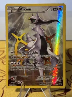 Pokemon TCG Arceus XY93 Black Star Promo 2015 Full Art Card MP - Image 1