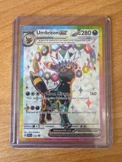 Pokemon Prismatic Evolutions Umbreon EX 176 Black Star Promo - Image 1