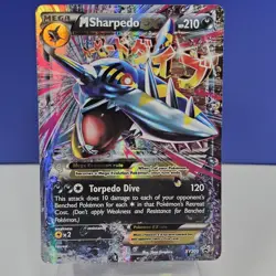 M Sharpedo EX XY200 - XY Black Star Promo Pokemon TCG NM - Image 1