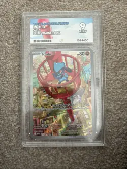 Pokemon TCG Riolu 010 Mega Evolution Black Star Promo Holo Ace 9 - Image 1