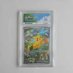 Pokemon TCG Pikachu SVP088 Black Star Promo Card Paldea Adventure Chest Ace 9 - Image 1