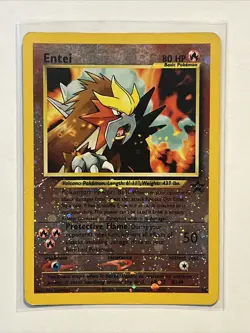 Pokemon TCG Entei Wizards Black Star Promos 34 Holo Promo Promo - Image 1