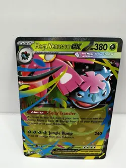 Pokemon TCG Mega Venusaur EX Black Star Promo MEP 013 Near Mint - Image 1