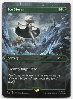 Ice Storm (Borderless) - NM Near Mint - SLD Secret Lair Storm # 1745 - MTG Magic - Image 1