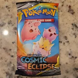Pokemon Trading Card Game Sun & Moon Cosmic Eclipse Booster Pack - Image 1