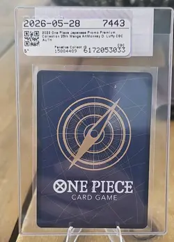 CGC Monkey D. Luffy P-001 One Piece Promo Alt Art Parallel Foil English Manga - Image 2