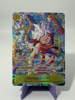 2026 One Piece Monkey D Luffy EB04-061 SEC Alt Art Gear 5 English OP15 NM - Image 1