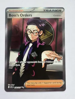 Pokemon 256/217 Boss's Orders - Ultra Rare Full Art Trainer Ascended Heroes TCG - Image 1