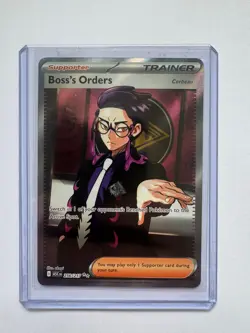 Pokemon 256/217 Boss's Orders - Ultra Rare Full Art Trainer Ascended Heroes TCG - Image 3