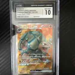 Golem ex 191/165 Super Rare - CGC Pristine 10 - Japanese 151 - Pokemon TCG 2023 - Image 1