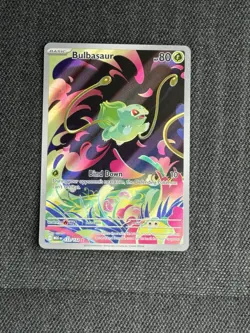 Pokemon Bulbasaur IR Mega Evolution 133/132 In Hand English - NM- Pack Fresh - Image 1