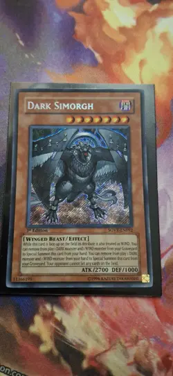 Yu-Gi-Oh! Dark Simorgh SOVR-EN092 Secret Rare Foil 1st Edition EN - Image 1