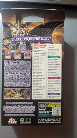 Yu-Gi-Oh! Dark World Structure Deck - Brand New & Factory Sealed 1st Edition - Image 2