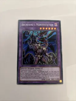 Yu-Gi-Oh Archfiend's Manifestation FIGA-EN034 1st Edition Secret Rare Card - Image 1