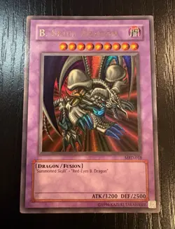 Yu-Gi-Oh! B. Skull Dragon MRD-018 Metal Raiders Ultra Rare Holo Unlimited - Image 1